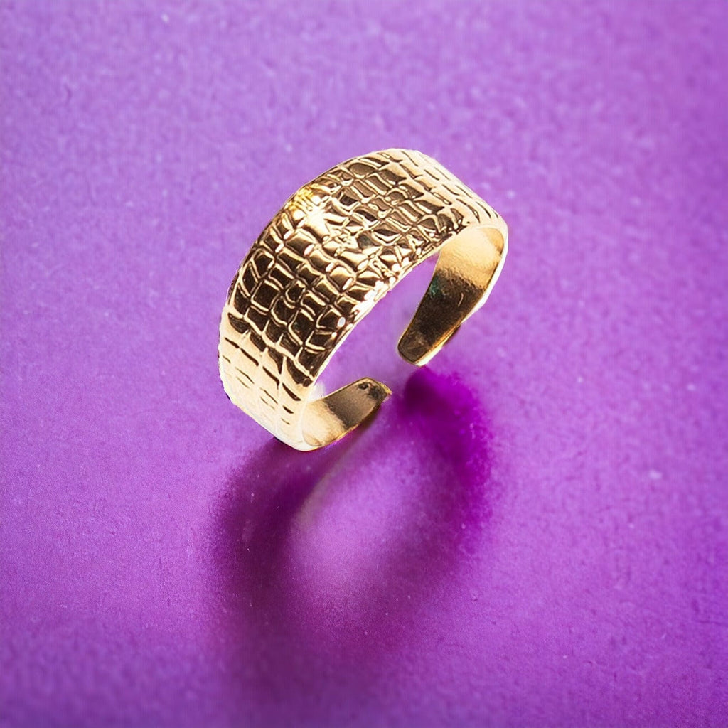 Bague Gold Bague Signé L   