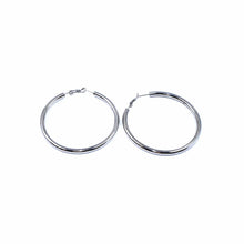 Boucles d'oreilles Créola taille moyenne (Or et Argent) Boucles d'oreilles Signé L Argent