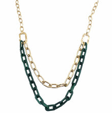 Collier à chaînes Verde Collier Signé L