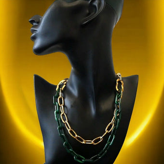 Collier à chaînes Verde