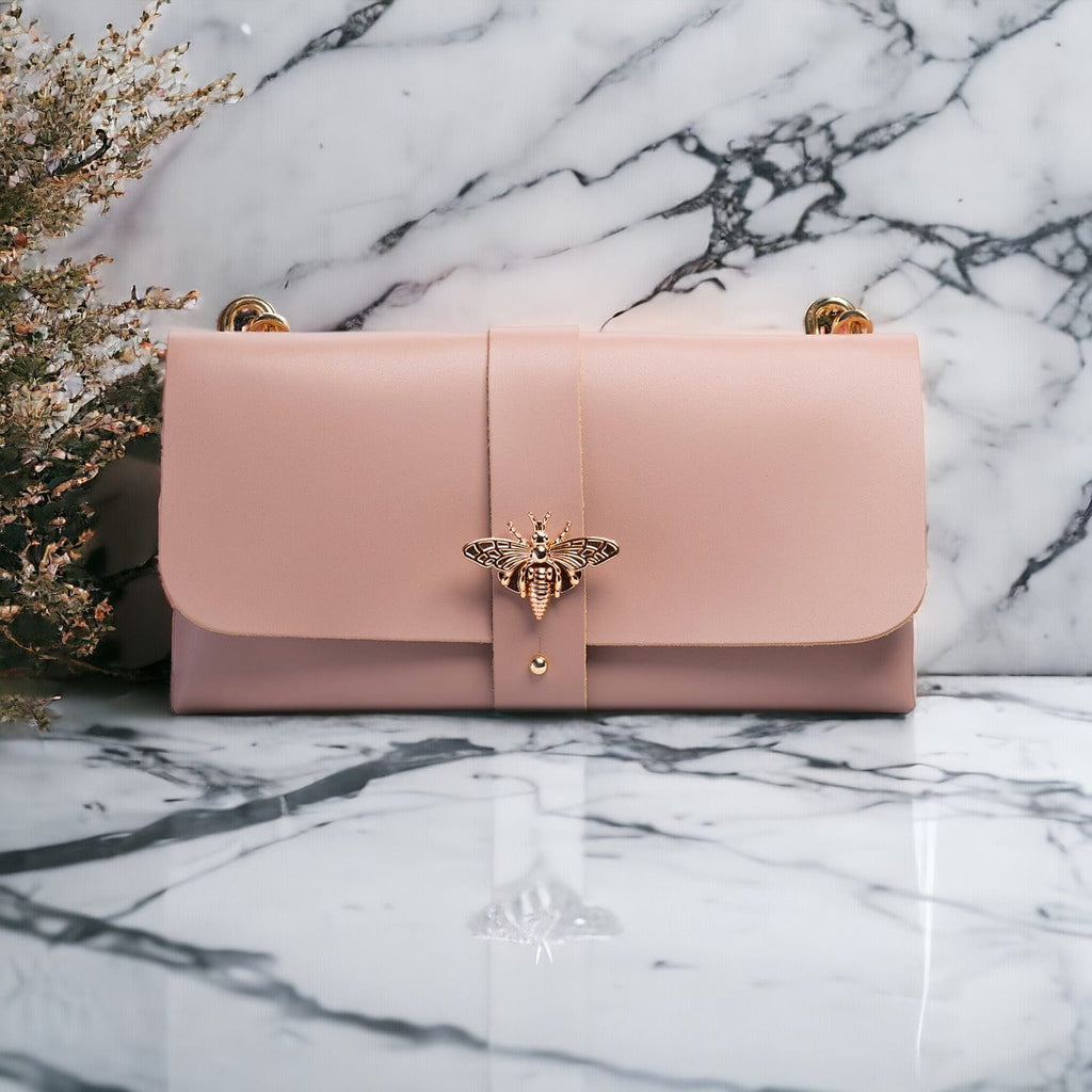 Pochette Lina - Rose Poudré Sac à main Signé L   