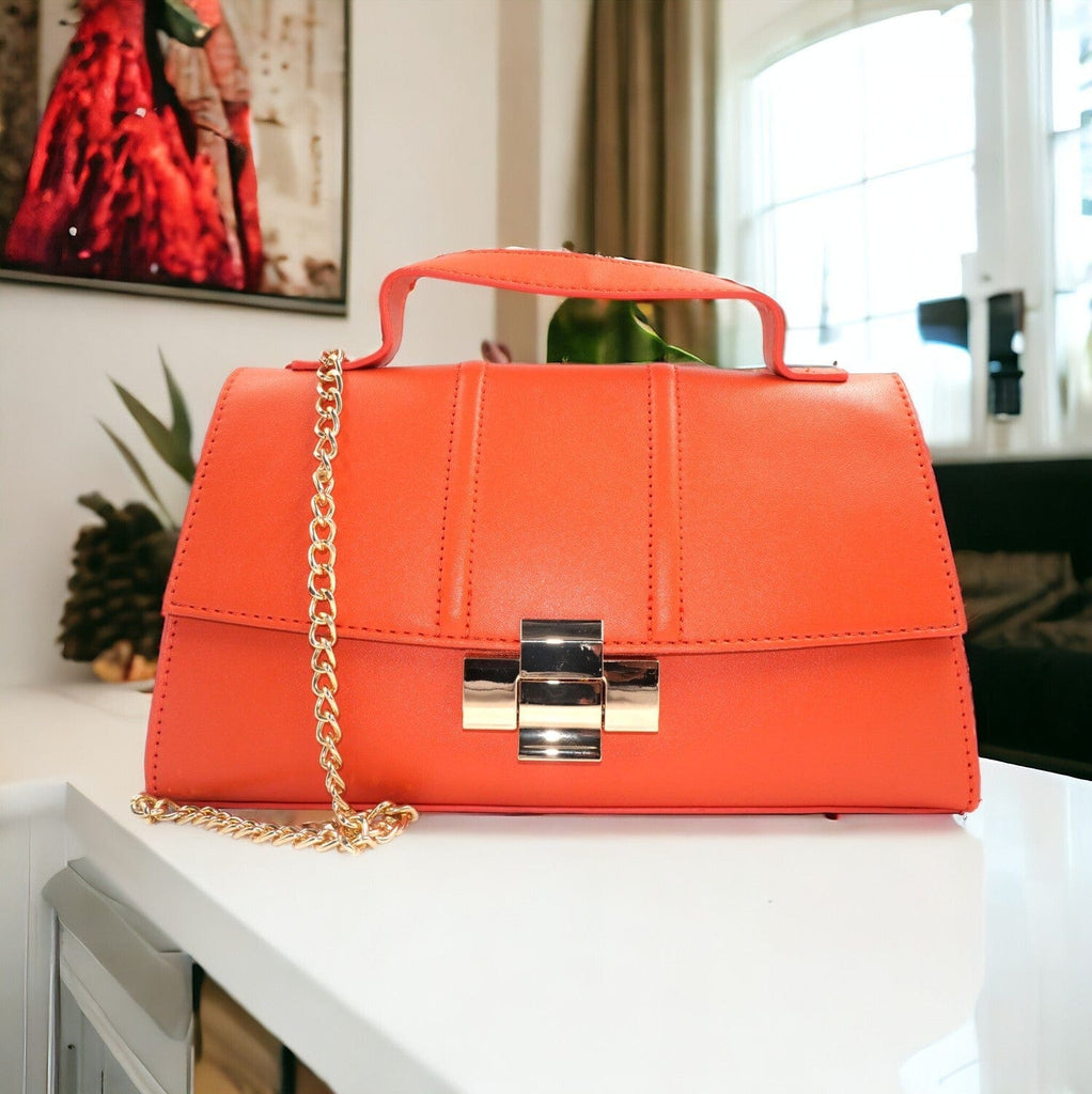 Sac Ophélia - Orange Sac Signé L Orange Cuir synthétique 