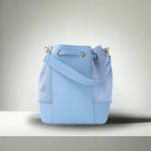 Sac seau Salomé - Bleu Clair Sac à main Signé L   